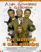 Tři muži a noha – plakát filmu