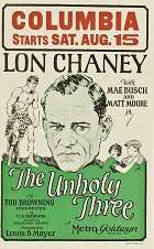 The Unholy Three – plakát filmu