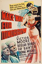 Make Way for Tomorrow – plakát filmu