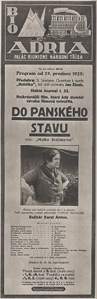 Matka Kráčmerka I. – plakát filmu