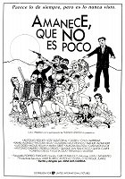 Amanece, que no es poco – plakát filmu