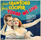 Today We Live – plakát filmu