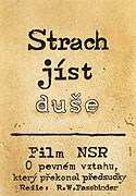 Strach jíst duše – plakát filmu
