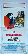 Dama rossa uccide sette volte, La – plakát filmu