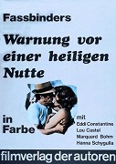 Varování před svatou děvkou – plakát filmu
