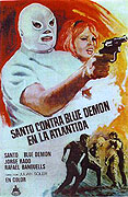 El Santo bojuje proti Blue Démonovi na Atlantidě – plakát filmu
