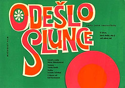 Odešlo slunce – plakát filmu