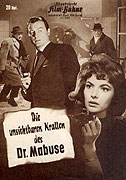 Unsichtbaren Krallen des Dr. Mabuse, Die – plakát filmu