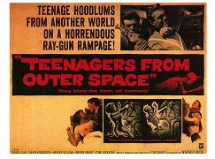 Teenagers from Outer Space – plakát filmu