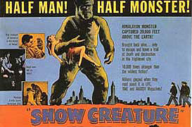 Snow Creature, The – plakát filmu