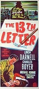 13th Letter, The – plakát filmu