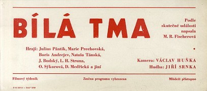 Bílá tma – plakát filmu