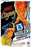 13 Rue Madeleine – plakát filmu