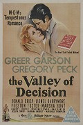 Valley of Decision, The – plakát filmu
