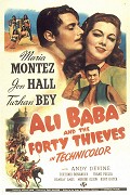 Ali Baba a 40 loupežníků – plakát filmu