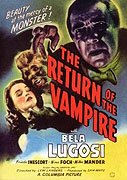 Return of the Vampire, The – plakát filmu