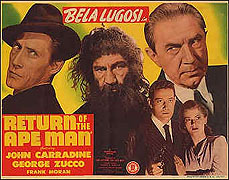 Return of the Ape Man – plakát filmu