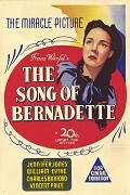 Song of Bernadette, The – plakát filmu