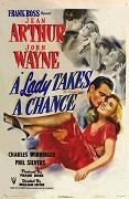 Lady Takes a Chance, A – plakát filmu