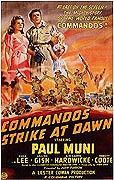 Commandos Strike at Dawn – plakát filmu