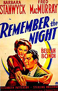 Remember the Night – plakát filmu