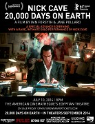 Nick Cave: 20 000 dní na Zemi – plakát filmu