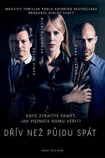 Dřív než půjdu spát – plakát filmu