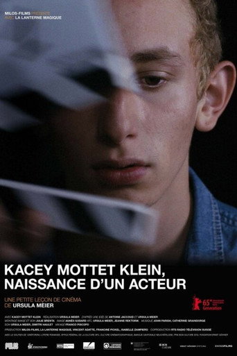 Kacey Mottet Klein, Naissance d'un acteur – plakát filmu