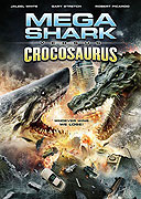 Megažralok versus crocosaurus – plakát filmu