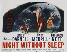 Night Without Sleep – plakát filmu