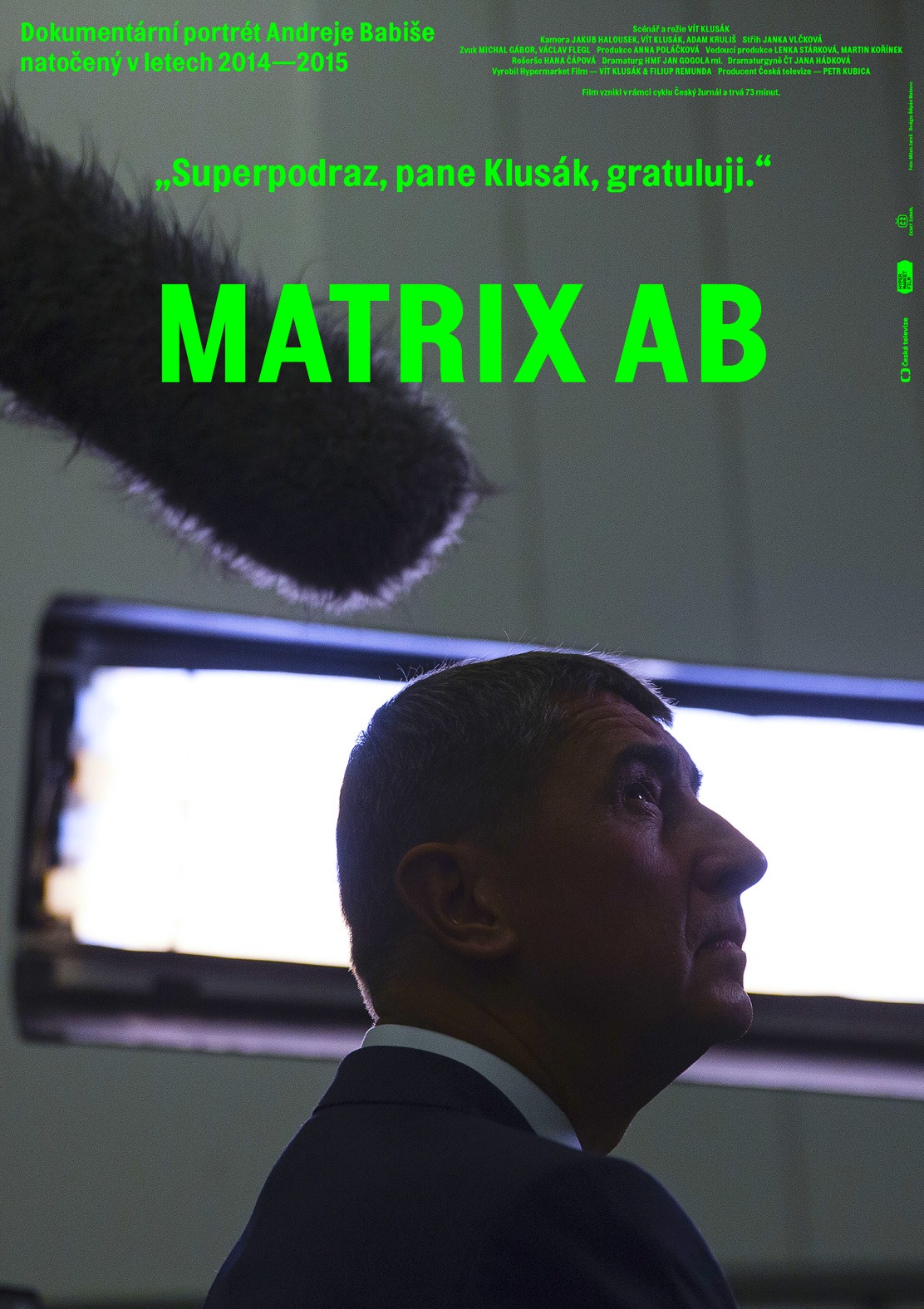 Český žurnál: Matrix AB – plakát filmu