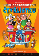 Velké dobrodružství Čtyřlístku – plakát filmu